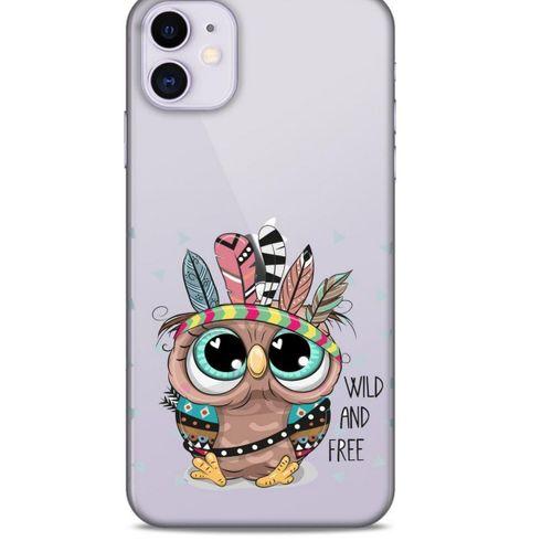 Zoologix (47) Apple iPhone 12 Şeffaf Kılıf Silikon Desenli