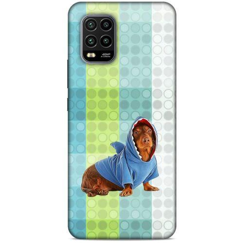 Xiaomi Mi 10 Lite Kılıf Köpek Kıyafetleri (43) Thin Fit Kılıf Cocker Kapişonlu Eşofman