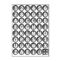 SEVGENT A4 Sticker 027 Tek Paket Çoklu