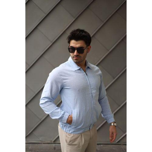 Erkek Pamuklu Keten Kumaş Ceket