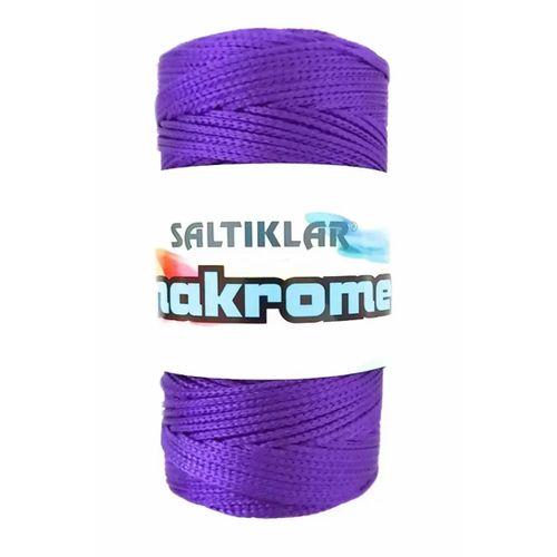 1 Adet Polyester Makrome İpi 4250 Mor 100 gr - mudanis