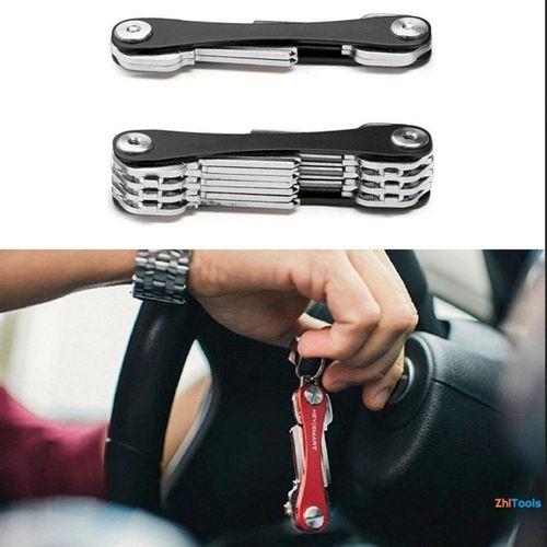 Zhltools Pratik Akılllı Anahtarlık Anahtar Düzenleyici Kompakt Aparat Kırmızı