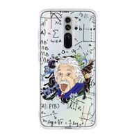 Xiaomi Redmi Note 8 Pro Einstein In Formula Desenli Premium Şeffaf Silikon Kılıf