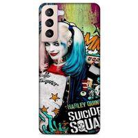 Samsung Galaxy S21 Plus Uyumlu Kılıf Harley Quinn (47) Crystal Flex Kılıf Suicide Squad