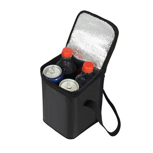 Kamp Ayısı® Termal Korumalı Seyahat, Kamp ve Piknik Çantası, 6 Litre, Siyah