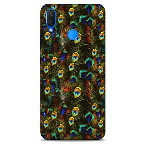 Huawei Psmart 2019 Kılıf Desenli Özel Seri Tüyler (11) Tam Koruma