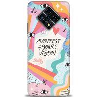Infinix Zero 8 Kılıf HD Baskılı Kılıf - Manifest Your Vision + Tam Ekran Koruyucu