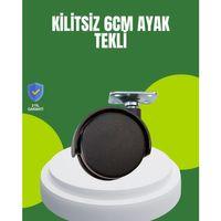 Kilitsiz 6 Cm Tekerlek Ayak Tek Adet
