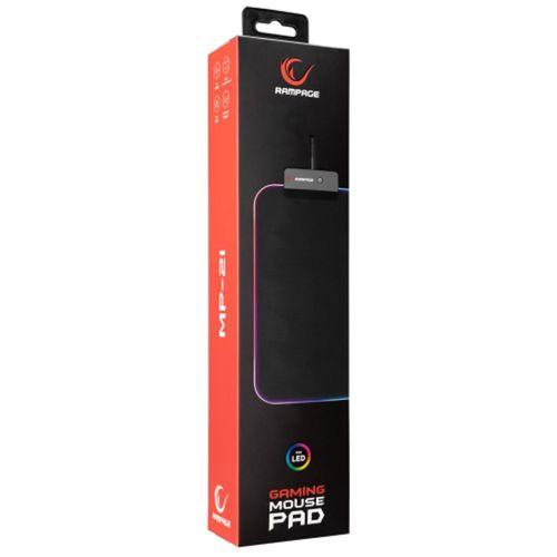 Rampage MP-23, BLITZ M RGB, 252x328x3mm, RGB Led, Gaming, MOUSE PAD (Siyah)