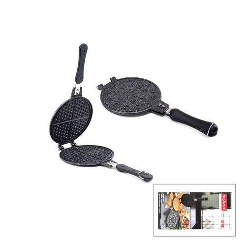 20 cm Granit Döküm Waffle Tava - Bakalit Saplı