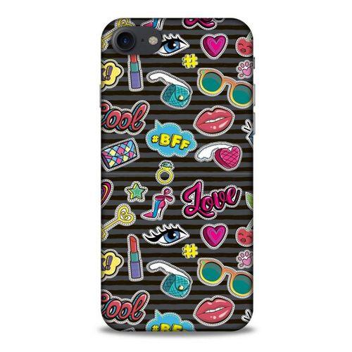 Pop Culture Siyah Apple Iphone 8 Kılıf