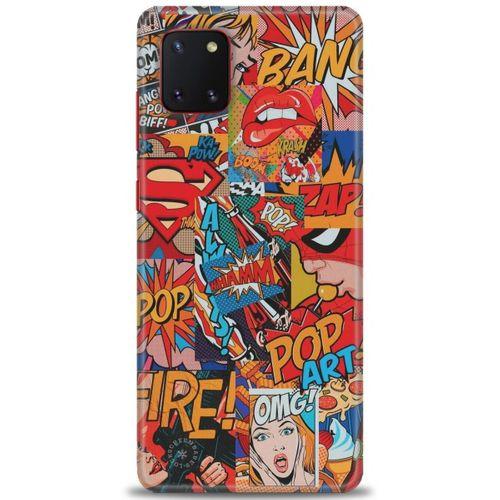 Samsung Galaxy A81 / Note 10 Lite Kılıf HD Baskılı Kılıf - Cartoons + Tam Ekran Koruyucu