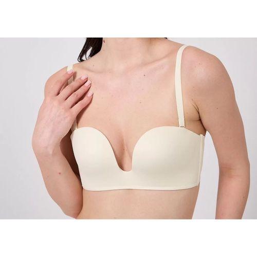 Freshness Msf05 Destekli V Dekolte Lazer Kesim Sütyen