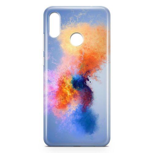 Huawei P Smart 2019 Kılıf Color Splash Arka Kapak Koruma Desenli Full Koruyucu