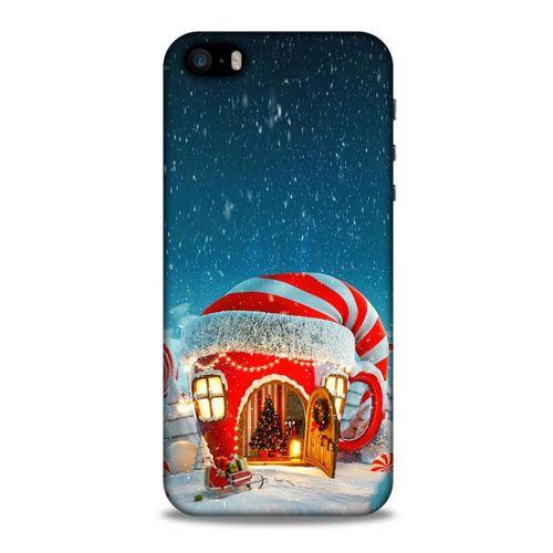 Apple Iphone 5S Kılıf Snowix (1) Kılıfı Kırmızı Beyaz