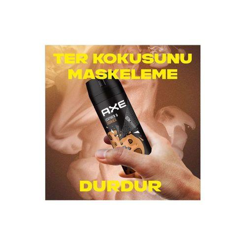 Axe Erkek Sprey Deodorant Leather  Cookies 48 Saat Etkileyeci Koku 150 ml