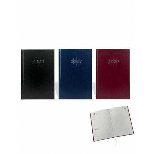 Lizy Cilt Bezi Çizgili Ajanda AJ907 Karışık 17x24 - 1 adet