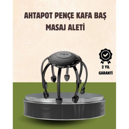 Kafa Masaj Cihazı 8 Motorlu 360 Derece Tam Kapsamlı Rahatlatıcı Masaj