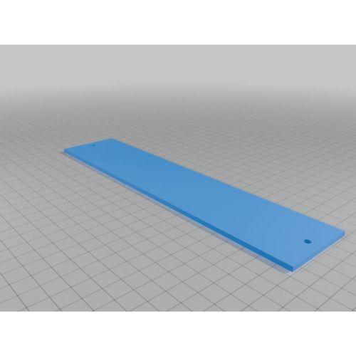 Işık Kutusu Kapak 5x24cm – 3D Baskı Aydınlatma Aksesuarı (Bu ürün Sadece Plastik parçadır - Almadan Önce Soru Sorabilirsiniz)