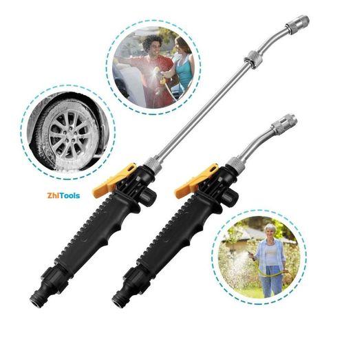 Zhltools Bahçe Sulama Araç Oto Yıkama Temizlik Tazyikli Su Püskürtme Basınçlı Hortum Ucu Aparatı