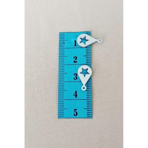 Oya Abiye Bileklik Kolye Pleksi Metalik Plastik Pul Gümüş Renk 8 gram 65 adet - BNC521