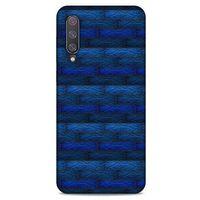 Xiaomi Mi 9 Kılıf Patchwork (43) Thin Fit Kılıf Mavi Tonları