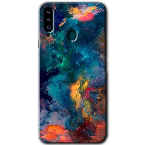 MRCİLETİSİM Samsung Galaxy A20s Kılıf Kapak - Valhalla +Hayalet Ekran Yandan Gözükmez