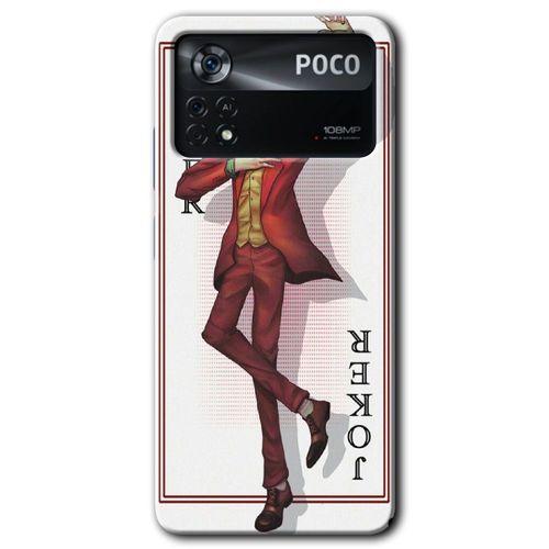 Poco x4 Pro Kılıf HD Desen Baskılı Arka Kapak - Joker İskambil