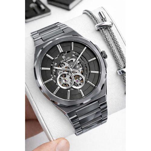 Reward 2 Yıl Garantili Otomatik Mekanizma İtalyan Bileklik Hediyeli Erkek Kol Saati W.147686.1