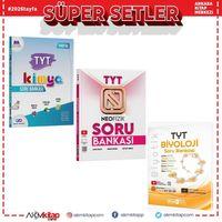Orbital TYT Kimya Neofizik Fizik ve Biyotik Biyoloji Soru Bankası Seti 3 Kitap