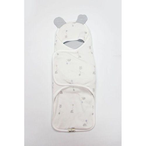 Bistyle Bistyle Flying Elephant Organik Bel Destekli Kundak 75102 Ekru Gri
