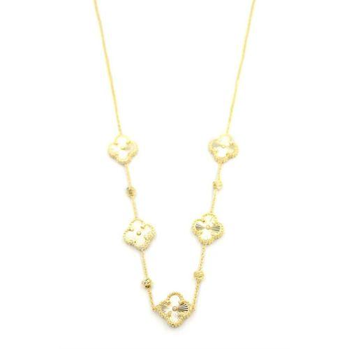 Vc Yonca Kolye - Altın