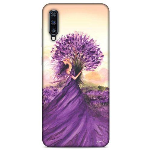 Y.Liva-2021 Özel Seri Lavanta Samsung Galaxy A70s Kılıf Silikon Kapak