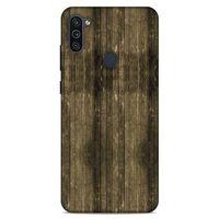 Lopard Samsung Galaxy M11 Uyumlu Kılıf Wood'X (20) Koruyucu Kılıf Desenli