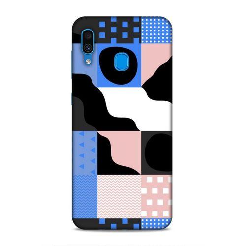 Samsung Galaxy A30 Uyumlu Kılıf Insomnia (44) Tough Armor Kılıf Mavi Siyah