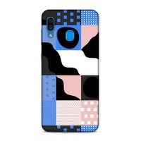 Samsung Galaxy A30 Uyumlu Kılıf Insomnia (44) Tough Armor Kılıf Mavi Siyah