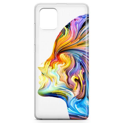 Samsung Galaxy Note 10 Lite Kılıf Yüz Renk Arka Kapak Koruma Desenli Full Koruyucu