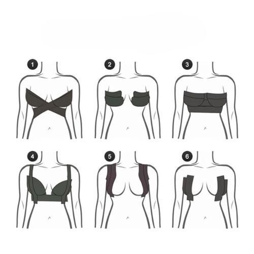 Siyah Renk Göğüs Dikleştirici Bant