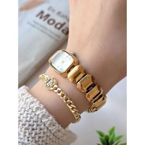 Ferrucci Kadın Kol Saati+Bileklik Özel Seri Çelik Kordon Kararma Renk Atma Yapmaz VS.BLKT.0732