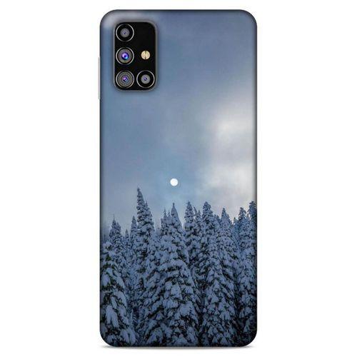 Lopard Samsung Galaxy M31s Uyumlu Kılıf Gece'S (25) Antişok Kapak Karbeyaz