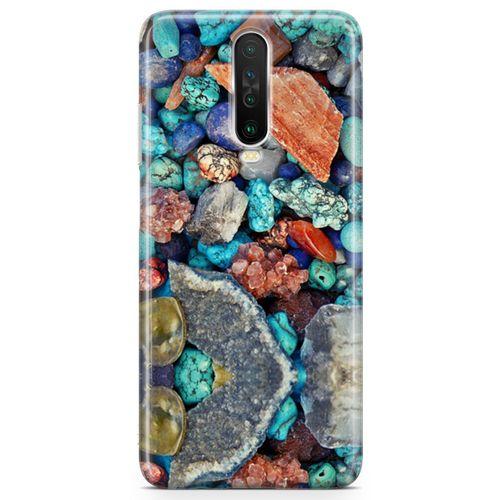 Xiaomi Redmi K30 5G Kılıf Pebbles Taşlı Arka Kapak Koruma Desenli Full Koruyucu