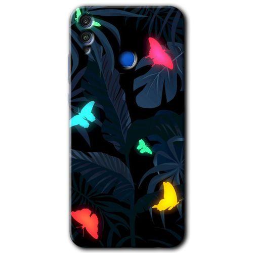 Potkal Hediye Fabrikası Honor 8c Kılıf HD Desen Baskılı Arka Kapak - Lighter Butterfly