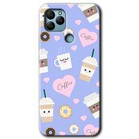 General Mobile GM 21 Kılıf HD Desen Baskılı Arka Kapak - Coffee Cake