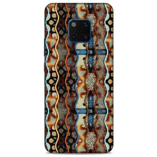 Huawei Mate 20 Pro Kılıf Baskılı Özel Seri Taşlı (33) Hybrid Kılıf