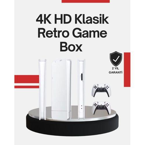2 Kollu Kablosuz 4k Tv Uyumlu Klasik Oyun Konsolu