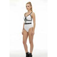 Siyah Kadın Kemer Suni Deri Çoklu Şeritli Metal Tokalı - Brf1294