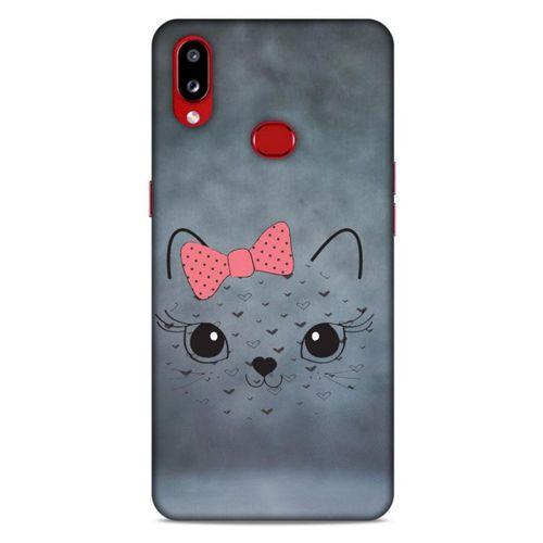 Lopard Samsung Galaxy A10s Uyumlu Kılıf Kediler (13) Silikon Kap Papyonlu