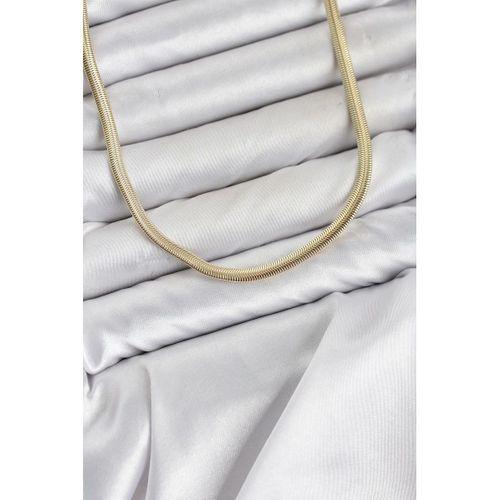 CM Yassı Yılan Zincir Model 60 cm Kadın Kolye