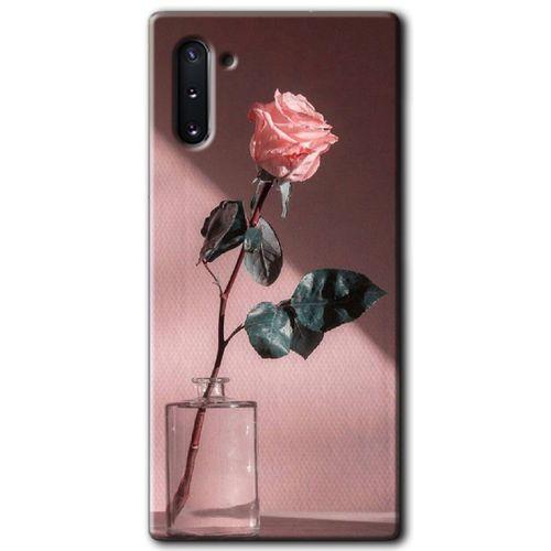 Potkal Hediye Fabrikası Samsung Galaxy Note 10 HD Baskılı Kılıf + 9D Tam Ekran Koruyucu - Retro Gül