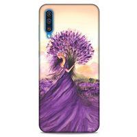 Y.Liva-2021 Özel Seri Lavanta Samsung Galaxy A50 Kılıf Silikon Kapak